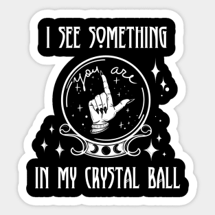 Crystal ball Sticker